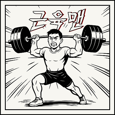 전신 남자 일러스트 한명 들기 성인 운동복 역기 만화 보디빌딩 복고 근육질 성인남자한명만 무릎구부리기 국내일러스트 AI파일 1 옷 포즈 모션 근육 사람 헬스 몸매 남자한명만 성인남자만 파일형식 벡터