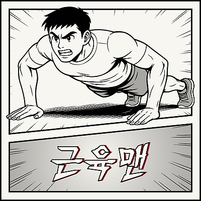 전신 남자 일러스트 한명 성인 운동복 만화 보디빌딩 팔굽혀펴기 복고 근육질 성인남자한명만 국내일러스트 AI파일 1 옷 근육 사람 운동 헬스 몸매 남자한명만 성인남자만 파일형식 벡터