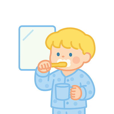남자 어린이 일러스트 한명 들기 소년 상반신 거품 거울 잠옷 양치 칫솔 화장실 생활습관 양치컵 혼자 소년한명만 일러캐릭터 AI파일 캐릭터 1 옷 모션 사람 컵 위생용품 청결 습관 남자한명만 소년만 파일형식 벡터