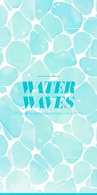 PSD 물결 백그라운드 일러스트 수채화 수영장 사람없음 반짝임 깨끗함 시원함 웨이브 민트색 국내일러스트 컬러 컨셉 모션 파일형식