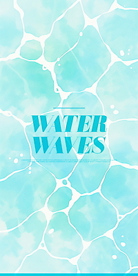 PSD 물결 백그라운드 일러스트 수채화 수영장 사람없음 깨끗함 시원함 웨이브 민트색 국내일러스트 컬러 컨셉 파일형식