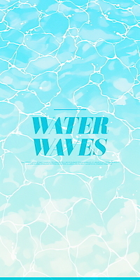 PSD 물결 백그라운드 일러스트 수채화 수영장 사람없음 깨끗함 시원함 웨이브 민트색 국내일러스트 컬러 컨셉 파일형식