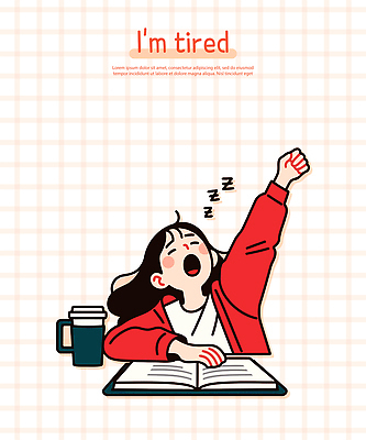 여자 일러스트 청소년 피곤 한명 앉기 상반신 컵 눈감음 펼침 졸음 기지개 하품 Z 십대여자한명만 일러캐릭터 AI파일 캐릭터 1 식기 알파벳 감정 컨셉 모션 사람 생리현상 여자한명만 십대여자만 파일형식 벡터