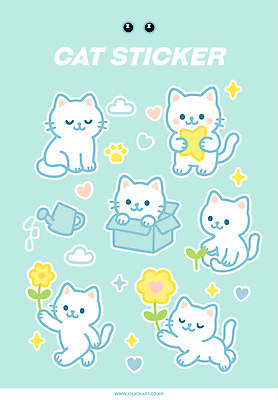구름 꽃 나비 스티커 일러스트 안기 들기 사람없음 반짝임 세트 상자 새싹 걷기 귀여움 눈감음 물뿌리개 만지기 물방울 하트 발자국 고양이캐릭터 들어가기 민트색 엘리먼트 일러캐릭터 AI파일 자연요소 모양 식물 캐릭터 컬러 동물캐릭터 곤충 컨셉 자국 모션 고양이 파일형식 벡터