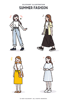 전신 원피스 여자 남자 허리손 일러스트 미소 여러명 성인 반짝임 치마 민소매 걷기 재킷 반팔티셔츠 흰색 청바지 손목시계 크로스백 손모으기 여름옷 성인만 일러캐릭터 AI파일 캐릭터 옷 시계 컬러 포즈 다수 상의 티셔츠 가방 장신구 바지 모션 하의 표정 사람 손짓 외투 파일형식 벡터 여름_계절