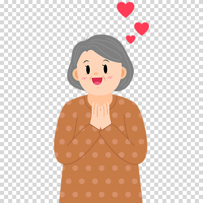 편집이미지 여자 노년 한명 웃음 누끼 상반신 하트 감동 손모으기 PNG 노인여자한명만 모양 1 감정 표정 사람 손짓 성인 여자한명만 노인여자만 파일형식