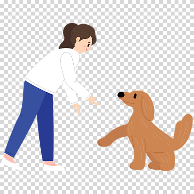 전신 편집이미지 여자 숙이기 한명 미소 누끼 성인 강아지 PNG 손뻗기 성인여자한명만 1 포즈 모션 표정 사람 반려동물 개 여자한명만 성인여자만 파일형식