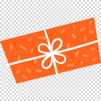 컬러 크리스마스 선물 상자 파일형식 크리스마스선물 리본 주황색 선물상자 편집이미지 PNG 사람없음 누끼