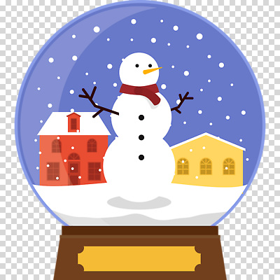눈_날씨 건물 장식 파일형식 주택 눈내림 스노글로브 눈사람 편집이미지 PNG 사람없음 누끼