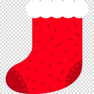 컬러 크리스마스장식 양말 파일형식 빨간색 털양말 크리스마스양말 편집이미지 PNG 사람없음 누끼