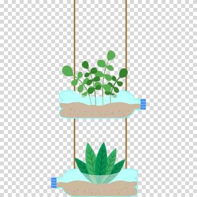 편집이미지 잎 누끼 사람없음 재활용 페트병 PNG 행잉플랜트 식물 화분 친환경 병_담는 파일형식