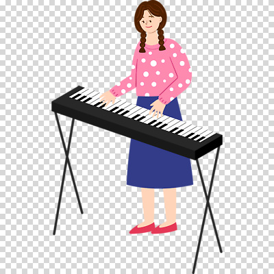 전신 편집이미지 여자 연주 한명 누끼 성인 건반 PNG 성인여자한명만 1 음악 사람 여자한명만 성인여자만 파일형식