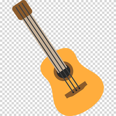 편집이미지 누끼 사람없음 노란색 통기타 PNG 컬러 기타 파일형식