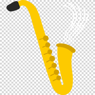 편집이미지 누끼 사람없음 노란색 색소폰 PNG 컬러 목관악기 파일형식
