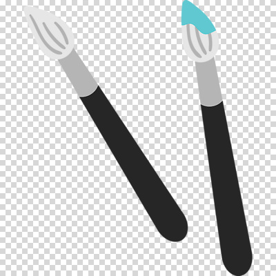 미술도구 파일형식 물감 붓 편집이미지 PNG 사람없음 누끼