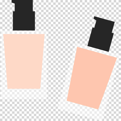 컬러 화장품 파일형식 살구색 펌프 파운데이션 편집이미지 PNG 사람없음 누끼