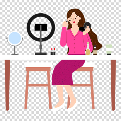 전신 편집이미지 여자 의자 한명 웃음 들기 누끼 앉기 성인 스마트폰 거울 책상 마스카라 방송 PNG 거치대 사진조명 성인여자한명만 뷰티크리에이터 1 가구 모션 표정 사람 핸드폰 스마트기기 뷰티 화장품 여자한명만 성인여자만 파일형식 크리에이터
