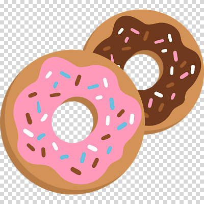 디저트 장식 초콜릿 맛 크림 파일형식 초코맛 스프링클 아이싱 도넛 편집이미지 PNG 사람없음 누끼