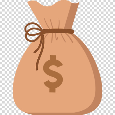 컬러 돈 파일형식 달러 갈색 돈자루 편집이미지 PNG 사람없음 누끼