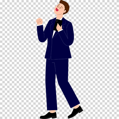 1 옷 감정 컬러 모션 표정 사람 핸드폰 스마트기기 남자한명만 성인남자만 파일형식 남색 정장 스마트폰 들기 기쁨 웃음 전신 한명 남자 성인남자한명만 성인 편집이미지 PNG 누끼