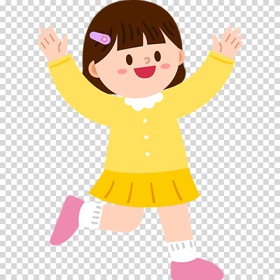 전신 편집이미지 여자 어린이 한명 웃음 누끼 소녀 달리기 만세 머리핀 PNG 소녀한명만 1 장신구 모션 표정 사람 여자한명만 소녀만 파일형식
