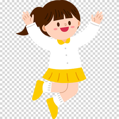 전신 편집이미지 여자 어린이 한명 웃음 누끼 소녀 점프 만세 PNG 소녀한명만 1 모션 표정 사람 여자한명만 소녀만 파일형식