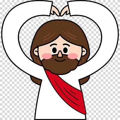 편집이미지 남자 한명 미소 누끼 성인 예수 PNG 손하트 성인남자한명만 1 표정 사람 손짓 신_종교 남자한명만 성인남자만 파일형식