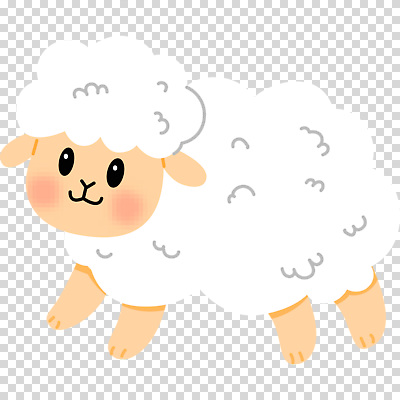 편집이미지 한마리 누끼 사람없음 귀여움 양 PNG 1 컨셉 포유류 파일형식