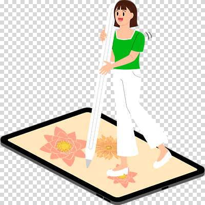 전신 편집이미지 여자 꽃 한명 미소 들기 누끼 성인 태블릿 그리기 PNG 성인여자한명만 태블릿펜 식물 1 모션 표정 사람 전자제품 스마트기기 펜 여자한명만 성인여자만 파일형식