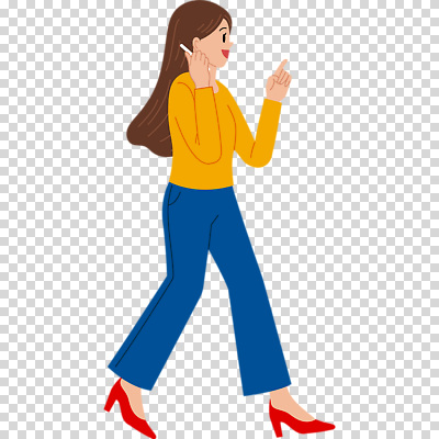1 모션 표정 사람 손짓 핸드폰 스마트기기 여자한명만 성인여자만 파일형식 미소 걷기 가리킴 통화 스마트폰 들기 전신 한명 여자 성인여자한명만 성인 편집이미지 PNG 누끼