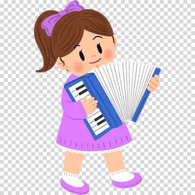 전신 편집이미지 여자 리본 어린이 연주 한명 미소 들기 누끼 소녀 아코디언 PNG 소녀한명만 1 음악 모션 표정 사람 건반악기 여자한명만 소녀만 파일형식