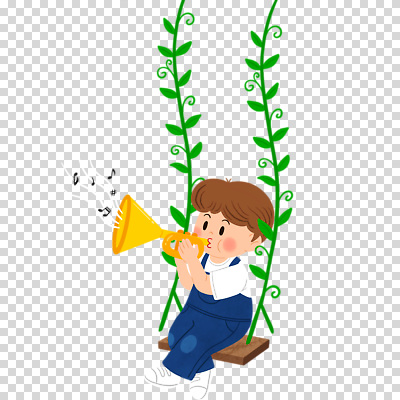 전신 편집이미지 남자 어린이 줄기 잎 연주 한명 들기 누끼 앉기 소년 덩굴 불기 멜빵바지 그네 트럼펫 PNG 소년한명만 식물 1 음악 바지 모션 사람 멜빵 금관악기 남자한명만 소년만 파일형식