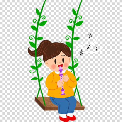 전신 편집이미지 여자 어린이 줄기 잎 연주 한명 미소 들기 누끼 앉기 소녀 덩굴 불기 리코더 PNG 소녀한명만 식물 1 음악 모션 표정 사람 목관악기 여자한명만 소녀만 파일형식