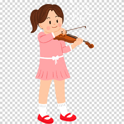 전신 편집이미지 여자 어린이 분홍색 연주 한명 미소 들기 누끼 소녀 잡기 바이올린 PNG 바이올린활 소녀한명만 1 음악 컬러 모션 현악기 표정 사람 여자한명만 소녀만 파일형식