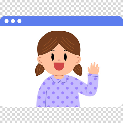 편집이미지 여자 어린이 한명 미소 누끼 소녀 상반신 손인사 PNG 인터넷창 화상통화 소녀한명만 1 인터넷 표정 사람 인사 통화 여자한명만 소녀만 파일형식
