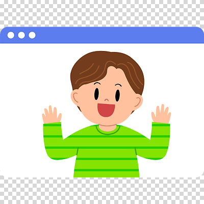 편집이미지 남자 어린이 한명 미소 누끼 소년 상반신 손들기 PNG 인터넷창 화상통화 소년한명만 1 인터넷 모션 표정 사람 통화 남자한명만 소년만 파일형식