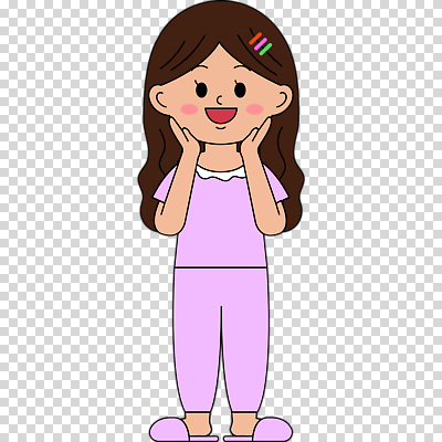 전신 편집이미지 여자 슬리퍼 한명 웃음 누끼 성인 잠옷 PNG 감싸기 성인여자한명만 1 옷 신발 모션 표정 사람 여자한명만 성인여자만 파일형식