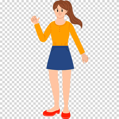 1 표정 사람 인사 여자한명만 성인여자만 파일형식 손인사 미소 전신 한명 여자 성인여자한명만 성인 편집이미지 PNG 누끼