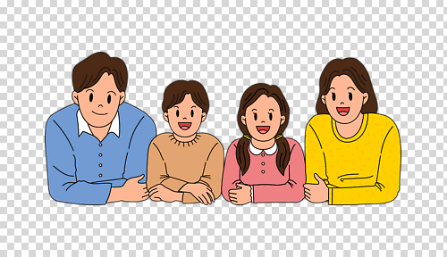 편집이미지 여자 남자 어린이 엎드리기 가족 웃음 누끼 소녀 소년 여러명 상반신 성인 PNG 옹기종기 다수 컨셉 관계 모션 표정 사람 파일형식