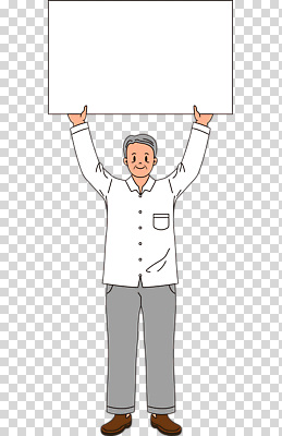 전신 편집이미지 노년 남자 한명 미소 들기 누끼 팻말 PNG 노인남자한명만 카피스페이스 1 모션 프레임 표정 사람 성인 공백 남자한명만 노인남자만 파일형식