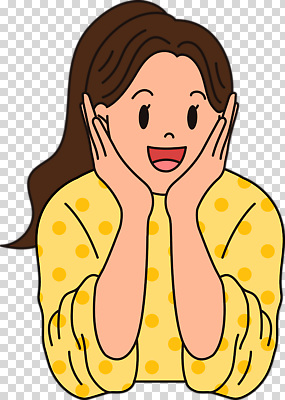 편집이미지 여자 한명 웃음 누끼 상반신 성인 노란색 PNG 꽃받침 성인여자한명만 1 컬러 표정 사람 손짓 여자한명만 성인여자만 파일형식
