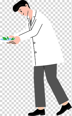 전신 편집이미지 남자 잎 실험 숙이기 한명 미소 들기 누끼 성인 실험복 PNG 샬레 성인남자한명만 식물 1 포즈 모션 표정 실험기구 사람 가운 남자한명만 성인남자만 파일형식