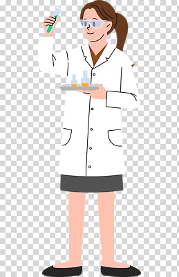 전신 편집이미지 여자 쟁반 한명 미소 들기 누끼 성인 관찰 실험복 시험관 보안경 PNG 성인여자한명만 1 모션 표정 실험기구 사람 가운 안전장비 여자한명만 성인여자만 파일형식