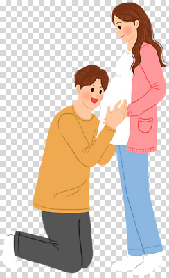 전신 편집이미지 부부 여자 남자 안기 미소 웃음 누끼 성인 두명 부모 임산부 듣기 잡기 무릎꿇기 신기함 PNG 성인만 커플 컨셉 가족 모션 표정 사람 임신 파일형식
