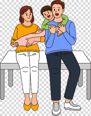 전신 편집이미지 어린이 의자 가족 안기 매달리기 미소 누끼 소년 여러명 성인 아기 PNG 포대기 남자 가구 다수 관계 모션 표정 사람 아기용품 파일형식