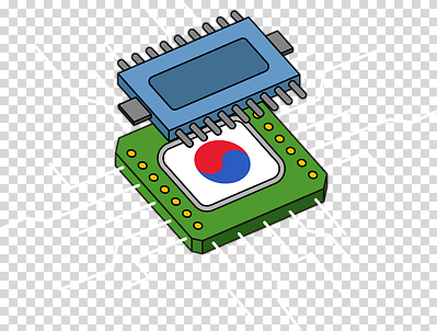 편집이미지 누끼 사람없음 태극 반도체 전자회로 PNG 문양 회로판 파일형식