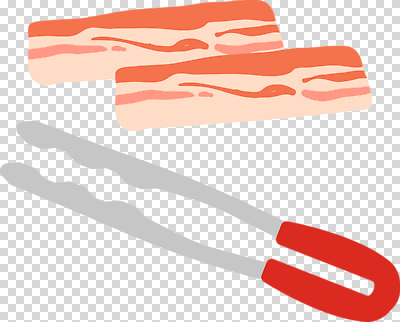 편집이미지 집게 생고기 누끼 사람없음 삼겹살 PNG 육류 돼지고기 파일형식