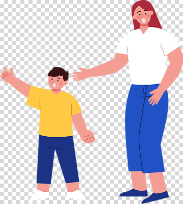 전신 편집이미지 여자 남자 어린이 누끼 소년 성인 두명 놀람 가리킴 PNG 손뻗기 모자관계 감정 아들 가족 모션 엄마 표정 사람 손짓 파일형식