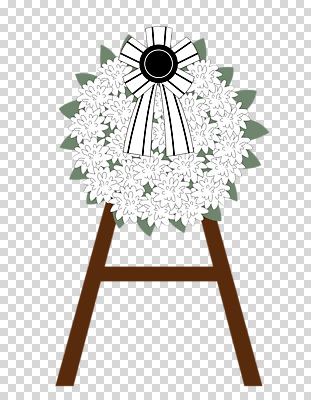 편집이미지 리본 국화 누끼 사람없음 PNG 근조화환 꽃 화환 파일형식