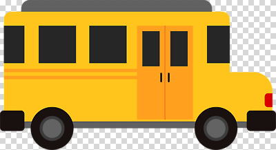 편집이미지 누끼 사람없음 노란색 스쿨버스 PNG 컬러 버스 파일형식